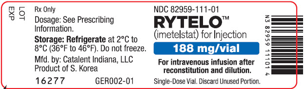 PRINCIPAL DISPLAY PANEL - 188 mg Vial Label