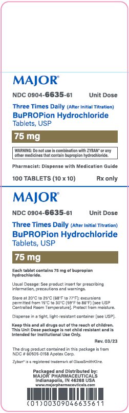 75mg carton label