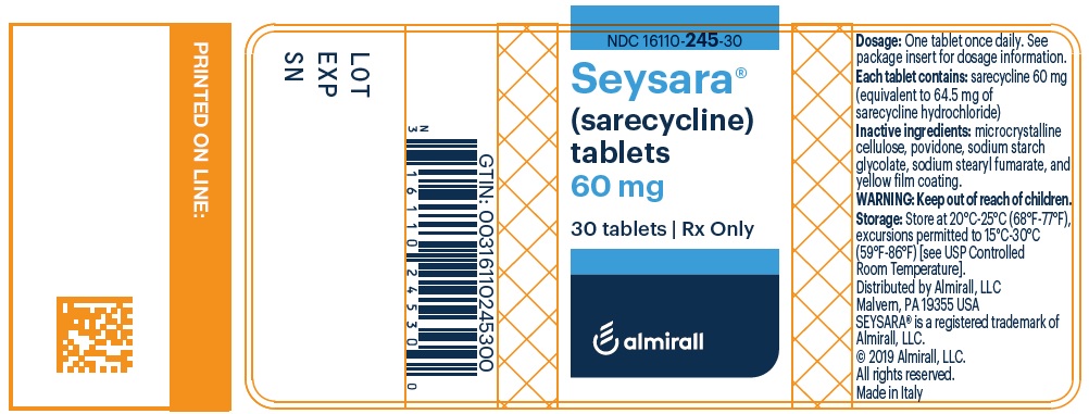 60 mg 30-count Bottle Label