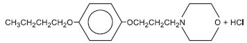 Pramoxine Hydrochloride Structural Formula