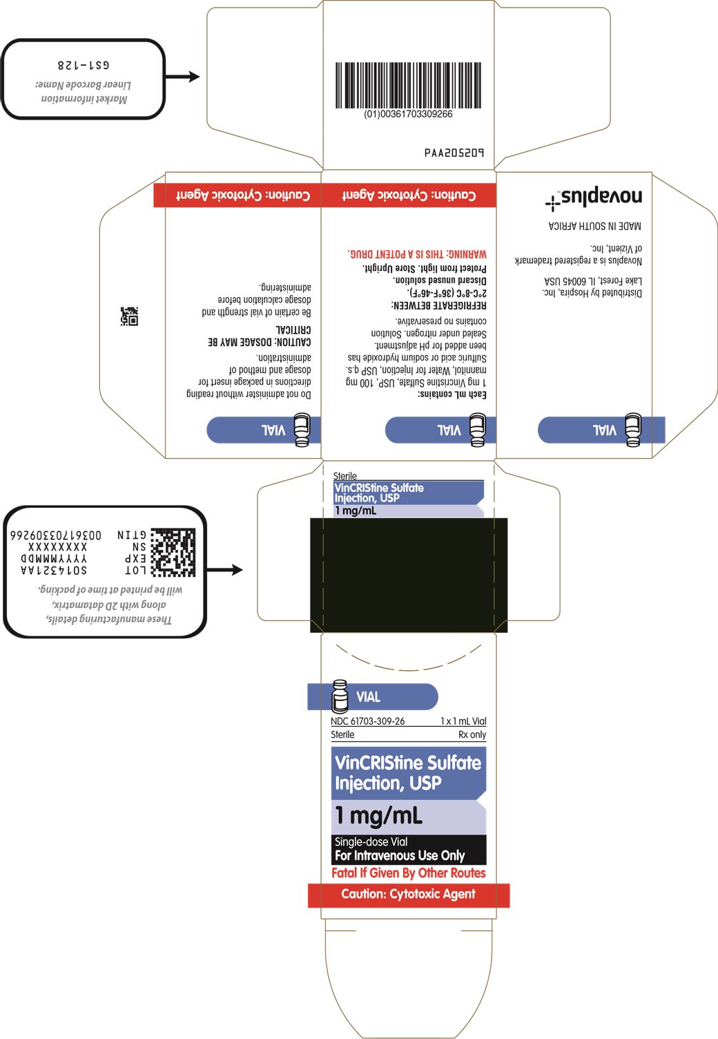 PRINCIPAL DISPLAY PANEL - 1 mL Vial Carton