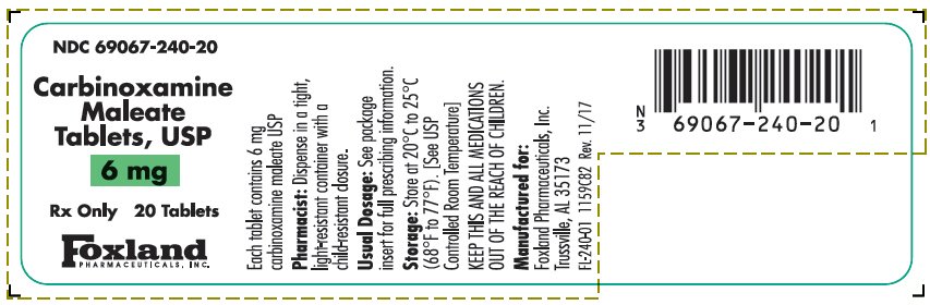 PRINCIPAL DISPLAY PANEL - 6 mg Tablet Bottle Label