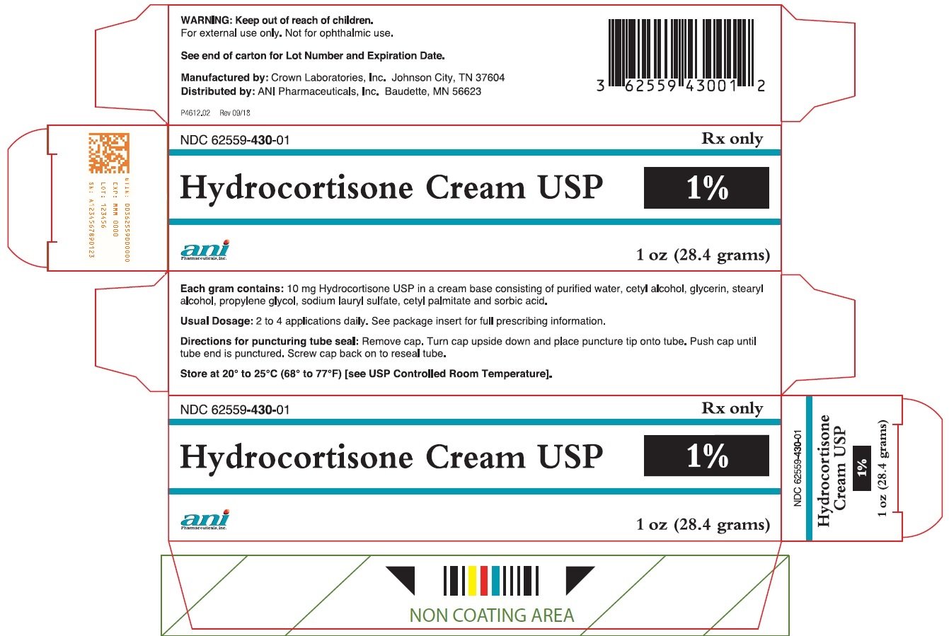 Hydrocortisone Cream 2.5% - FDA prescribing information, side effects 