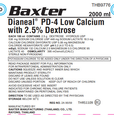 Dianeal Representative Container Label THB9776