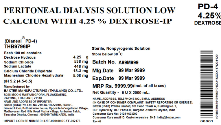 Dianeal Representative Carton  Label THB9796IP