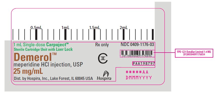 PRINCIPAL DISPLAY PANEL - 25 mg/mL Cartridge Label