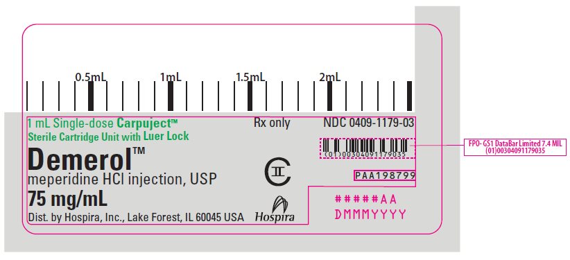 PRINCIPAL DISPLAY PANEL - 75 mg/mL Cartridge Label