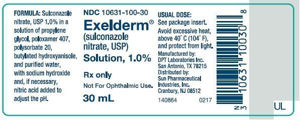 Exelderm Solution 30mL Label