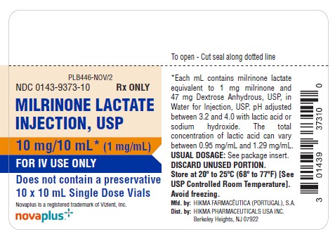 10 mL label