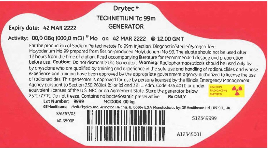 PRINCIPAL DISPLAY PANEL - 68 mCi Container Label