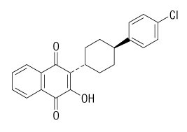 atovaquone molecular chemical structure