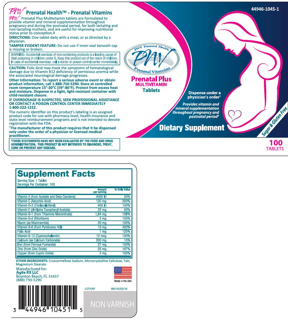 Pnv Prenatal Plus Multivitamin Fda Prescribing Information Side Effects And Uses