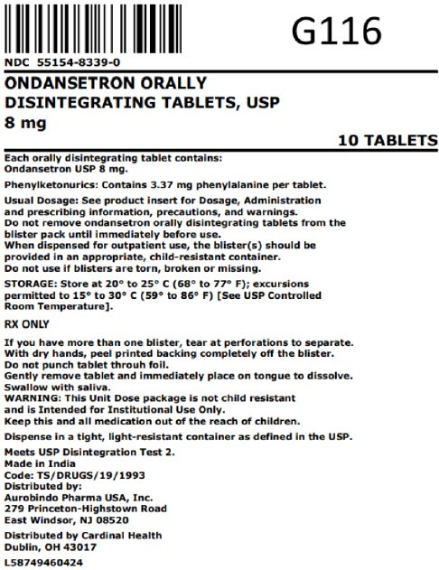 8mg bag label