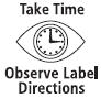 Take time observe label logo