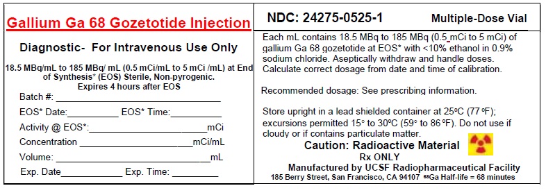 PRINCIPAL DISPLAY PANEL - 18.5 MBq/mL Vial Label