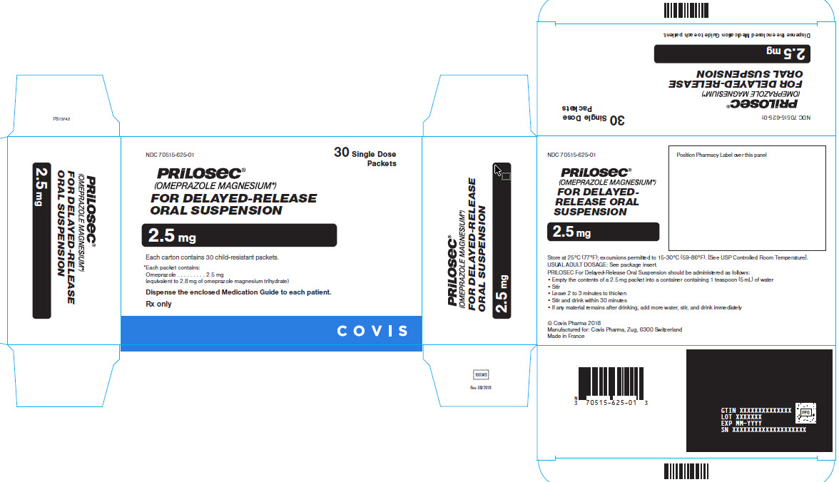 Principal Display Panel - 2.5 mg Carton Label