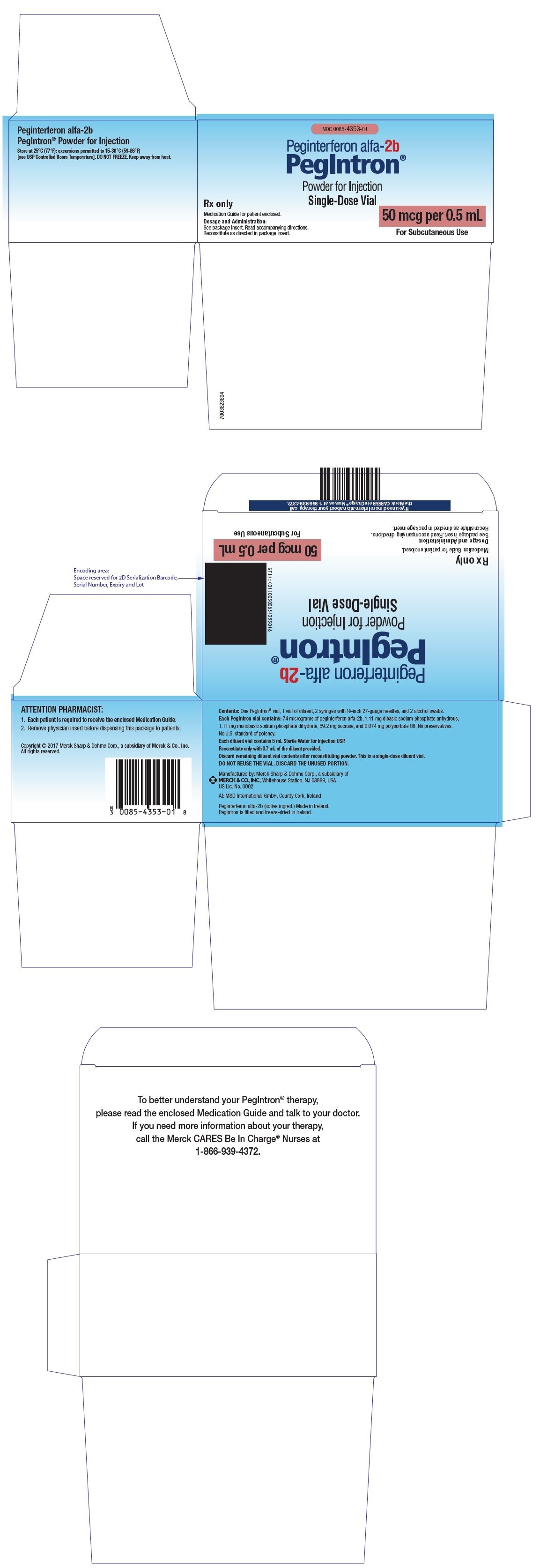 PRINCIPAL DISPLAY PANEL - 50 mcg Kit Carton