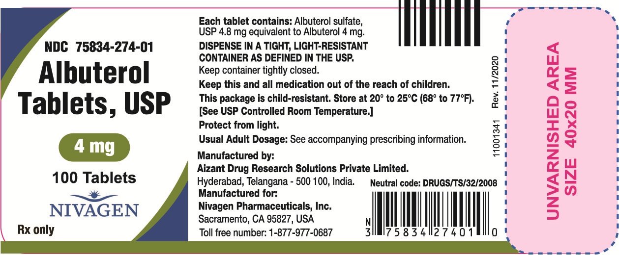 Albuterol FDA prescribing information, side effects and uses
