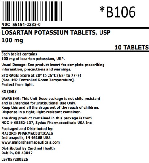 100mg bag label