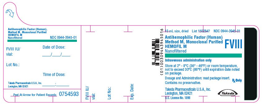 PRINCIPAL DISPLAY PANEL - 10 mL Bottle Label - 1000 iU