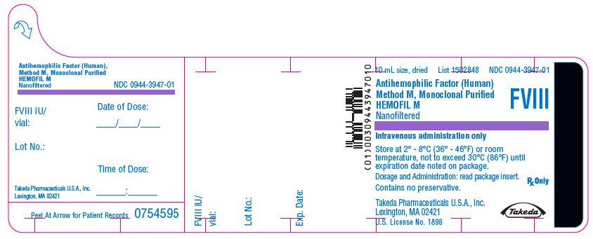 PRINCIPAL DISPLAY PANEL - 10 mL Bottle Label - 1700 iU