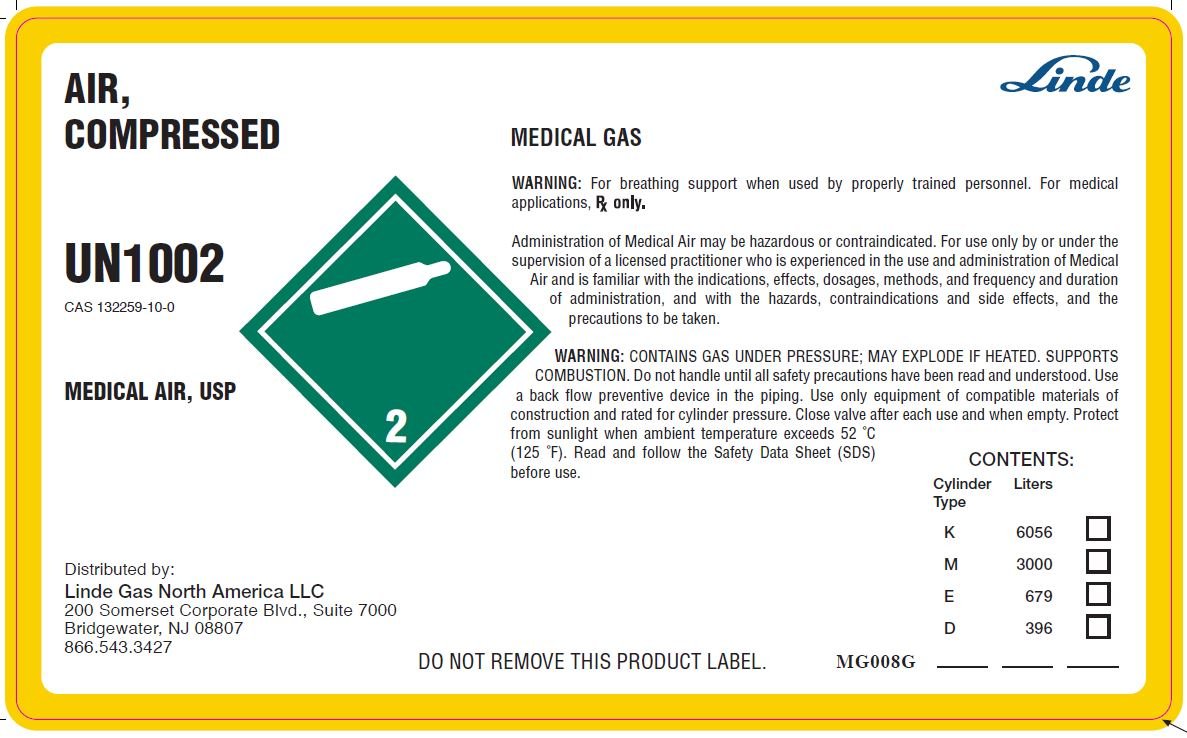 Medical Air USP Wall Label