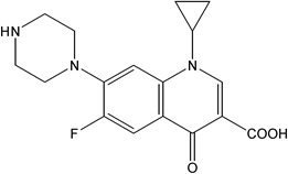 Ciprofloxacin Structural Formula