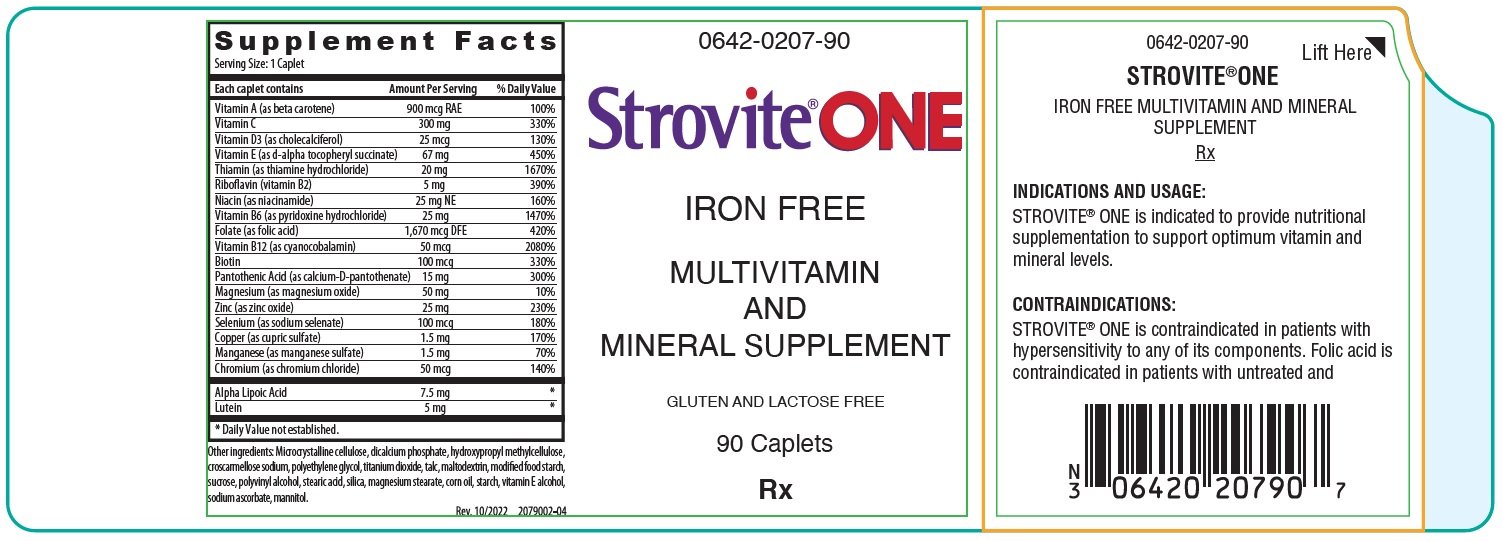 Strovite One Bottle Label