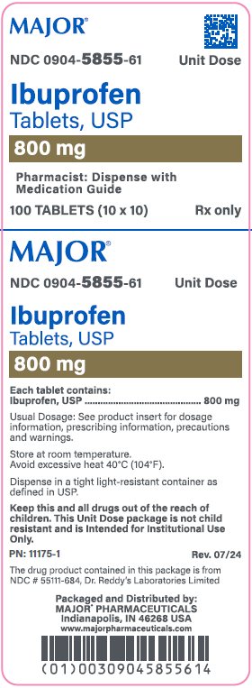 800mg carton label