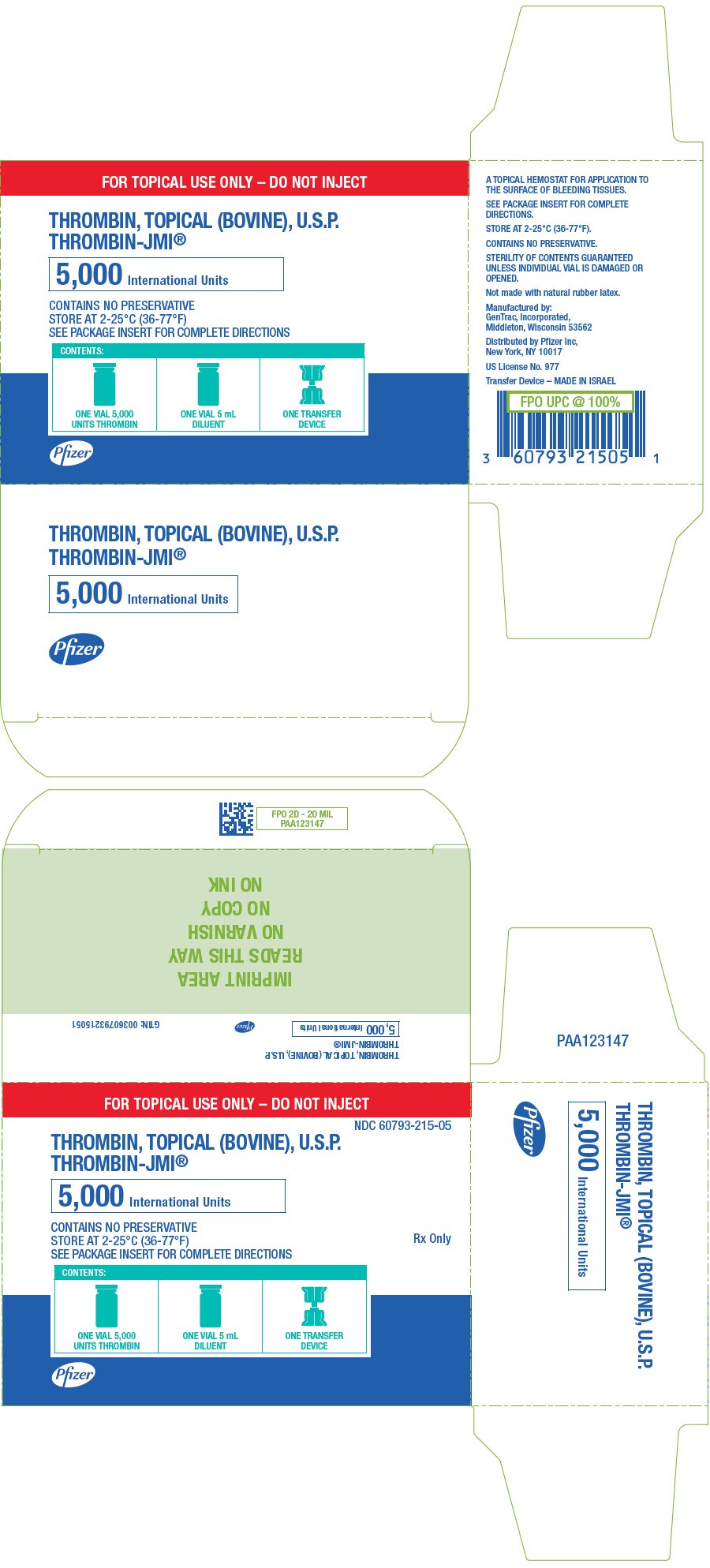 PRINCIPAL DISPLAY PANEL - 5000 IU Vial Kit Carton