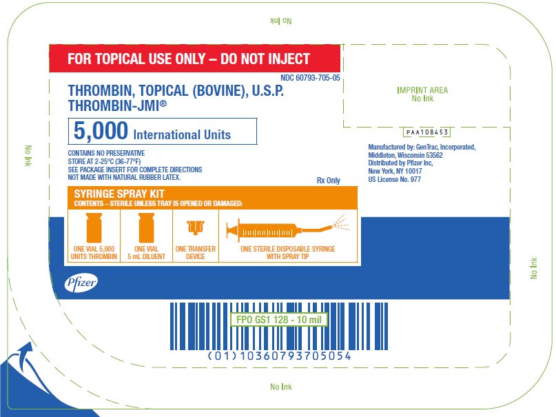 PRINCIPAL DISPLAY PANEL - 5,000 IU Syringe Spray Kit Tray 