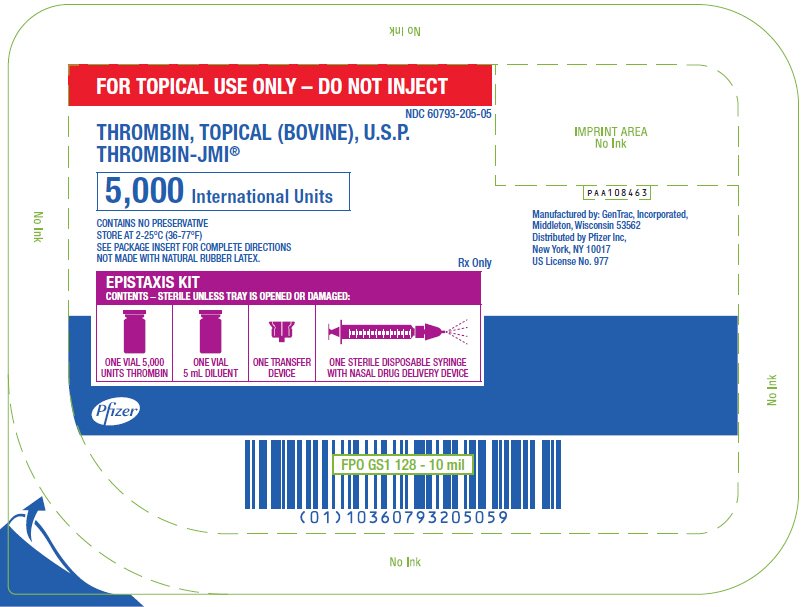 PRINCIPAL DISPLAY PANEL - 5,000 IU Epistaxis Kit Tray