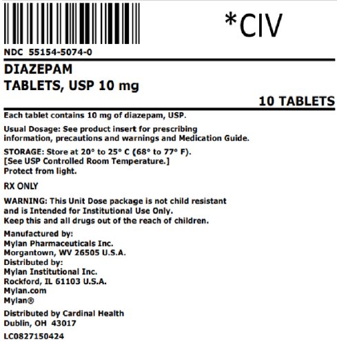 10mg bag label
