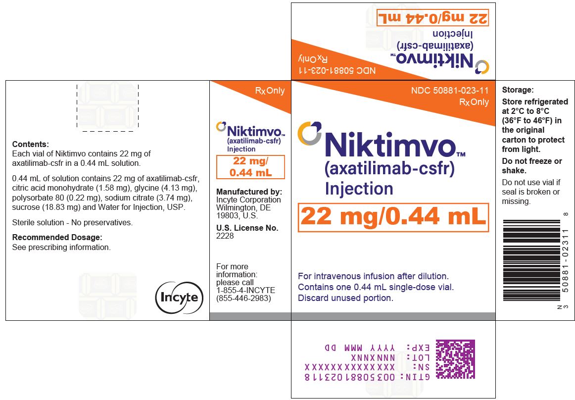 NIKTIMVO 22 MG/0.44ML CARTON