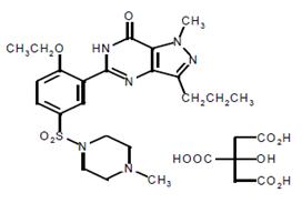 Sildenafil Citrate Chemical Structure