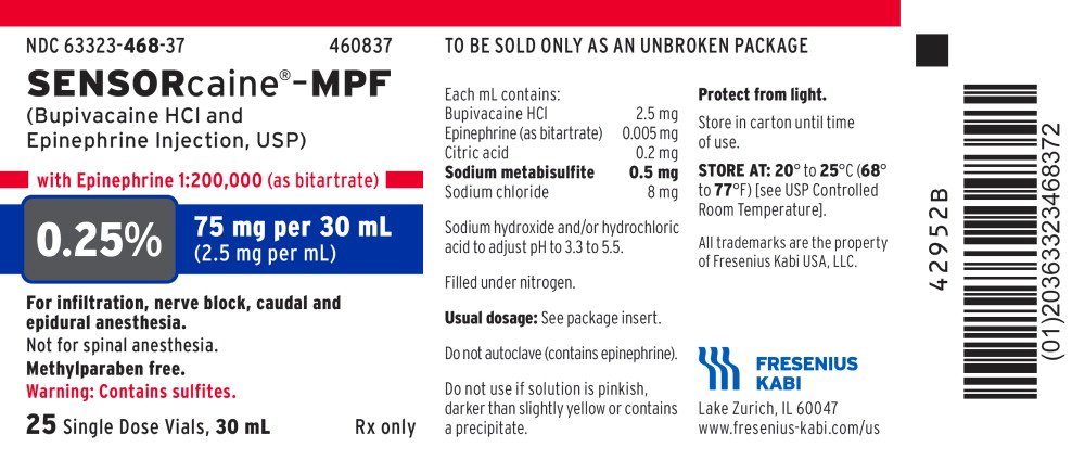 PACKAGE LABEL – PRINCIPAL DISPLAY – Sensorcaine 30 mL Single Dose Vial Tray Label
