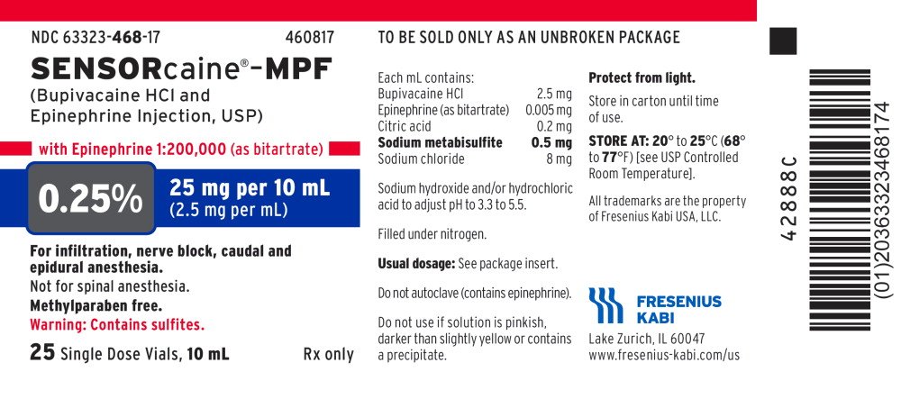 PACKAGE LABEL – PRINCIPAL DISPLAY – Sensorcaine 10 mL Single Dose Vial Tray Label
