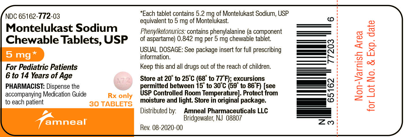 5 mg 30 ct label