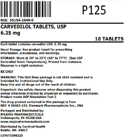 6.25mg bag label