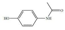 Acetaminophen Structural Formula