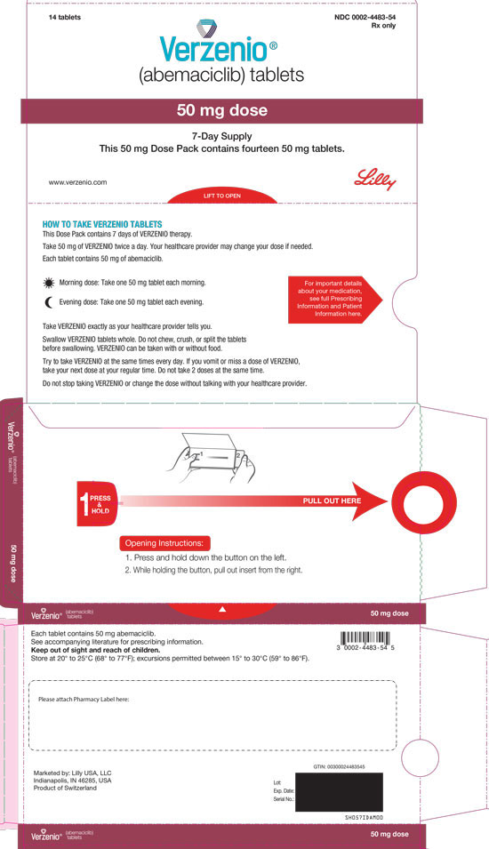 PACKAGE CARTON – VERZENIO 50 mg 14ct
