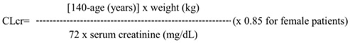 Recommended Dosage Adjustment Formula