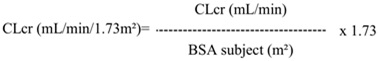 Recommended Dosage Adjustment Formula