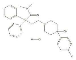 Loperamide Hydrochloride Structural Formula