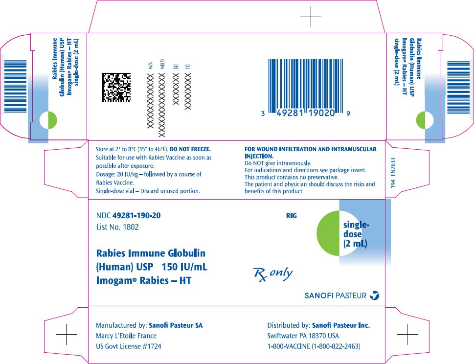 PRINCIPAL DISPLAY PANEL - 2 mL Vial Carton