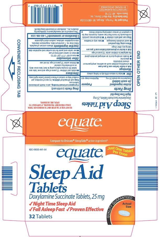 Equate Sleep Aid - FDA prescribing information, side effects and uses