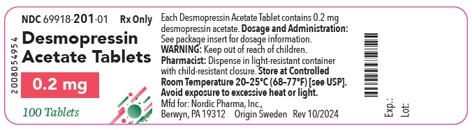 PRINCIPAL DISPLAY PANEL - 0.2 mg Tablet