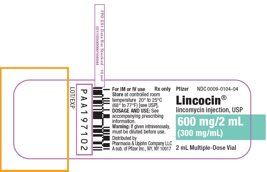 PRINCIPAL DISPLAY PANEL - 2 mL Vial Label 0009-0104