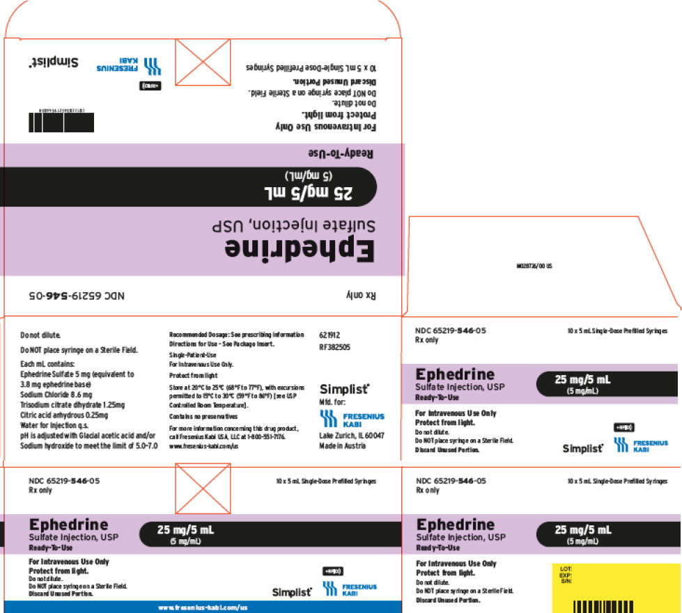 PACKAGE LABEL - PRINCIPAL DISPLAY – Ephedrine Sulfate 5 mL RFID Carton Panel
