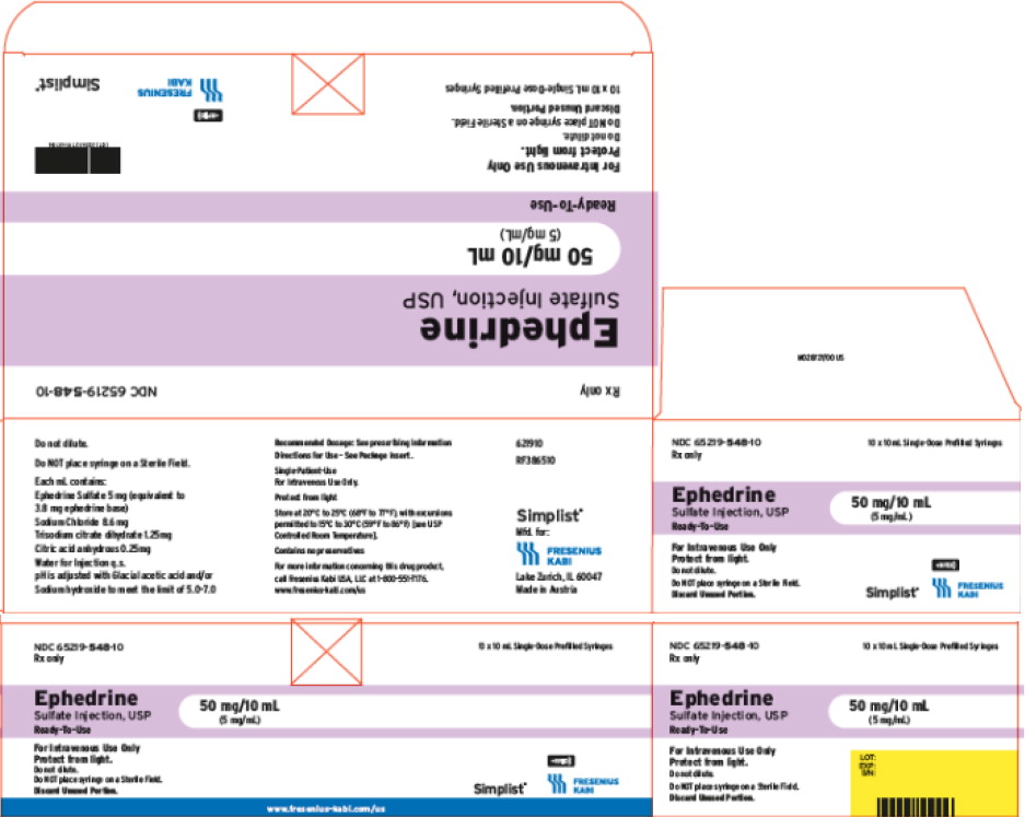 PACKAGE LABEL - PRINCIPAL DISPLAY – Ephedrine Sulfate 10 mL RFID Carton Panel
